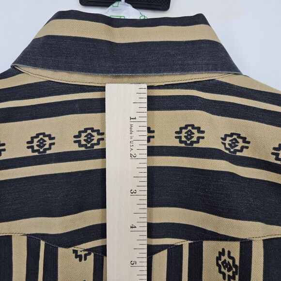 Vtg‎ Panhandle Slim Shirt Mens XL Button Up Aztec Southwestern Long Sleeve - Picture 5 of 10